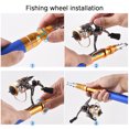thumbnail image 3 of Fishing Fishing Rod and Reel Combos Telescopic Fishing Pole with Spinning Reel Combo Kit Fishing Line Lures Hooks Swivels   Set Fishing Accessories with Tackle Box, 3 of 7