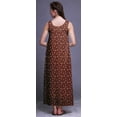 thumbnail image 4 of Bimba Robe de Nuit Maxi en Rayonne pour Femmes, Imprimée, Sans Manches, Robe de Nuit Maxi - TG, 4 of 5