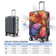 thumbnail image 4 of Hirioo Colorful Butterfly Cluster for Elasticity Suitcase Cover (No luggage Included) Durable Luggage Protector Fits 18-32 Inch Luggage-Small, 4 of 7