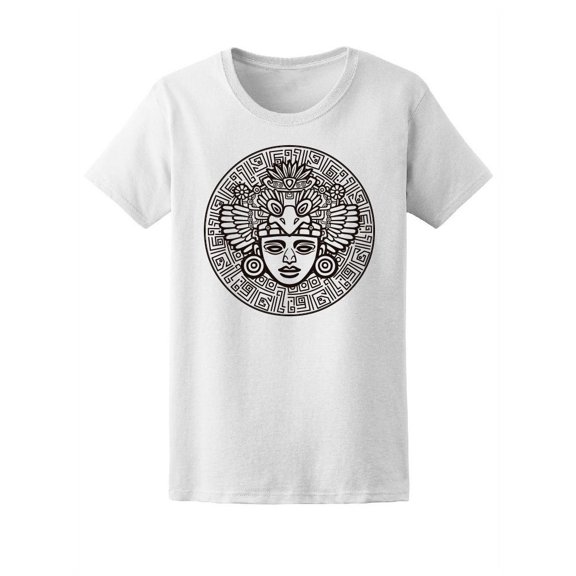 Ancient Symbols Tribal Shaman T-Shirt Women -Image by Shutterstock, Female Medium