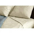 thumbnail image 2 of 300 Thread Count Damask 55% Cotton 45% Polyester 6-Piece Queen Sheet Set, Blue, 2 of 5