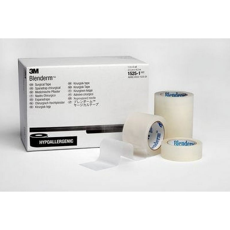 Blenderm 3M Clear Hypoallergenic Plastic Surgical Tape: 2 X 5 yds  Transparent