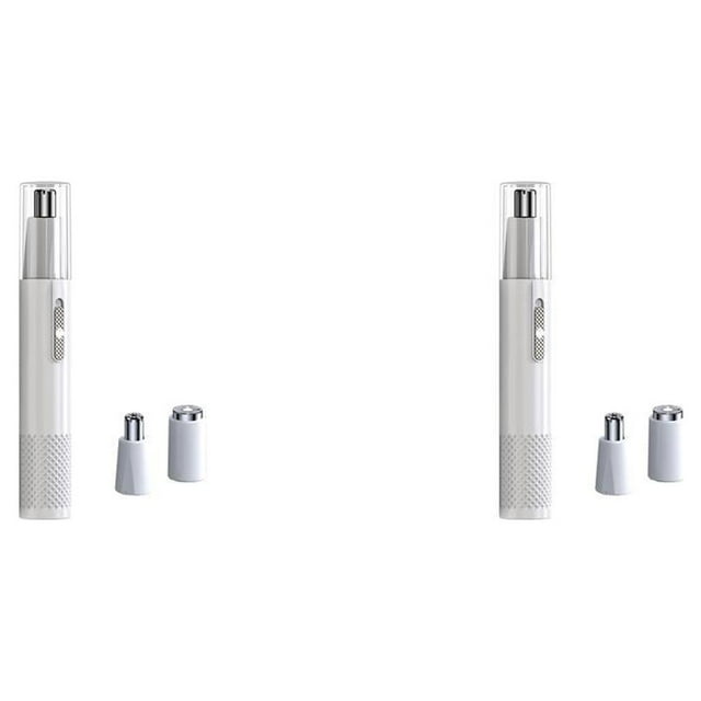 ziyahi Tondeuse Visage Homme Femme Nez Multi-Usage Tondeuse Rasage Sécurité Retrait Tondeuse Maison Salon Professionnel Blanc Type 2 2Ensemble
