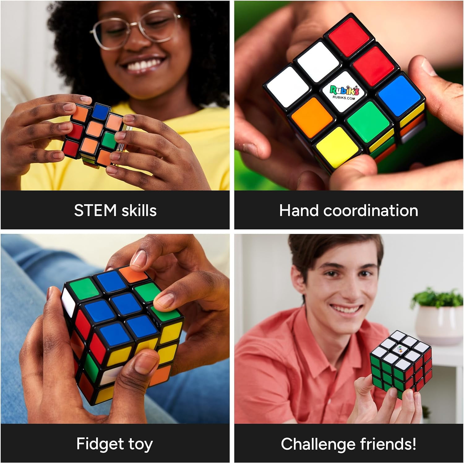 ’s Cube, The  3x3 Colour-Matching Puzzle, Classic Problem-Solving Cube