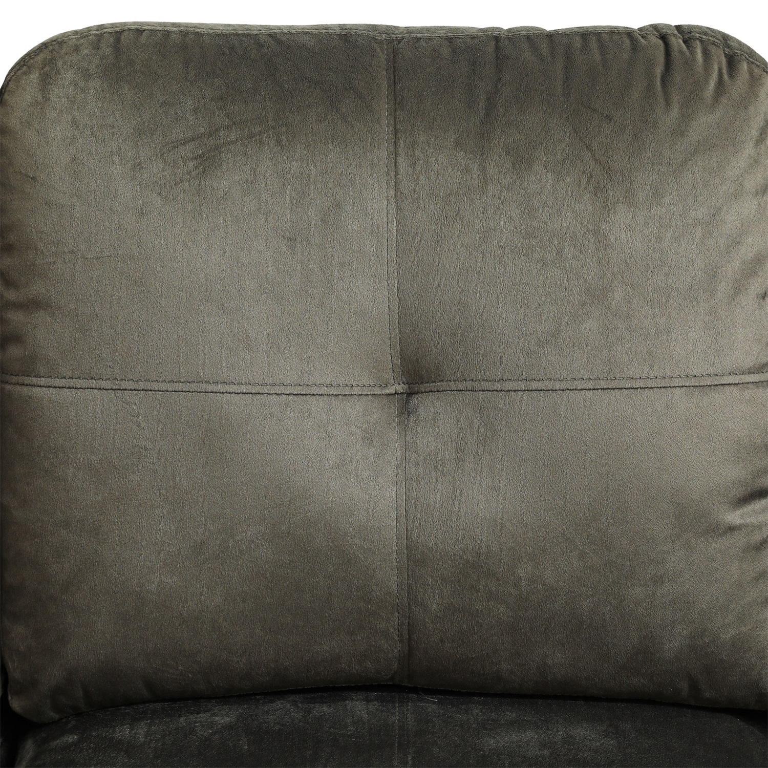 Hommoo Flannel and PVC Sectional Sofa, Modern Living Room Furniture Sets, L Shaped Couch and Sofa Set,Taupe(No Ottomans)