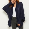 thumbnail image 6 of Odeerbi Cardigan Sweaters For Women Knit Cardigan Casual Solid Color Loose Top Long Sleeve V-Neck Orange, 6 of 8