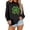 Black, variant on Womens St. Patrick'S Day Sweater Fashion Letter Print Loose Soft Long Sleeve Crewneck Gifts for Women,Black,M