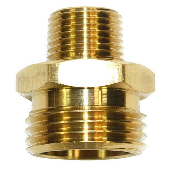 Interstate Pneumatics FGM016 Interstate Pneumatics FGM016 3/4" GHT Male x 3/8" Male NPT Hose Fitting