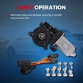 thumbnail image 4 of MOCA AUTOPARTS 742-142 Power Window Lift Motor Fit for 2003 & 2006-2009 Chevrolet C4500 Kodiak 6.6L 8.1L & 1994-1996 Buick Roadmaster 5.7L, 4 of 9