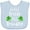 AE-Light Blue, variant on Inktastic Part Irish All Trouble St. Patrick's Day with Green Clovers Boys or Girls Baby Bib