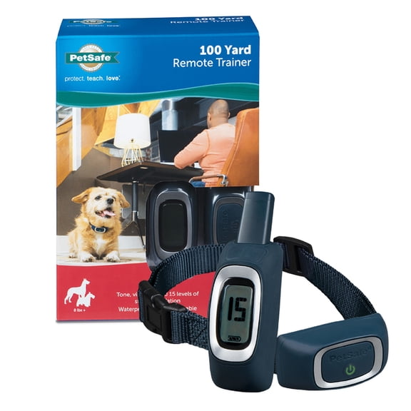 PetSafe 100 Yard Remote Trainer, Dog Training Collar, 3 Modes: Tone, Vibration, 1-15 Levels of Stimulation