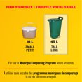 thumbnail image 3 of Glad Certified Compostable Bags - Tall 49 Litres -, 3 of 13
