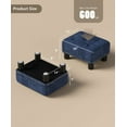 thumbnail image 4 of OSM Foot Stool Ottoman, Small Ottoman Foot Rest with Legs, Rectangle Foolstool Ottomans for Couch, Ottoman Foot Stools for Living Room Entryway (Navy Blue), 4 of 9