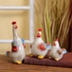 thumbnail image 5 of 3 piezas de decoración de Pascua, animales de granja, figuras de porcelana, estatuas de Feng Shui, figuras coleccionables de cerámica, gallo, decoración de cocina, artesanías de cerámica, figura de ga, 5 of 7