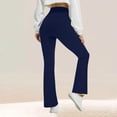 thumbnail image 4 of Turilly Women's Cozy Fleece Lined Flare Leggings High Waisted Thermal Yoga Pants for Winter Wear, 4 of 7
