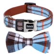 thumbnail image 1 of Collar para perro Faleela Soft & Comfy Pajarita desmontable azul (M), 1 of 4