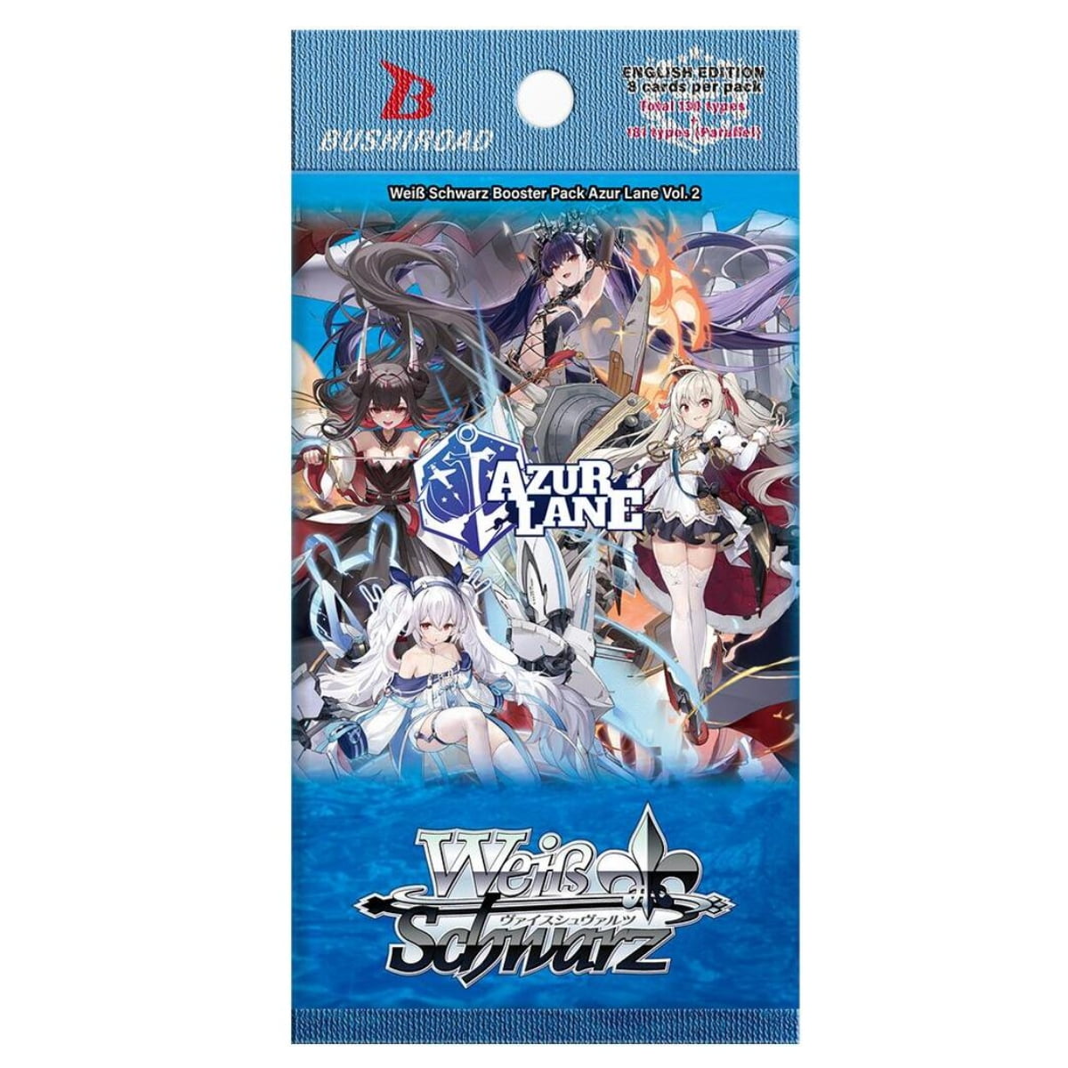 Bushiroad Weiss Schwarz Azur Lane Vol.2 Booster Box, 130+181 cards