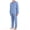 Solid Blue, variant on Men's Hanes 4016 Classics Broadcloth Woven Pajama Set (Solid Blue L)
