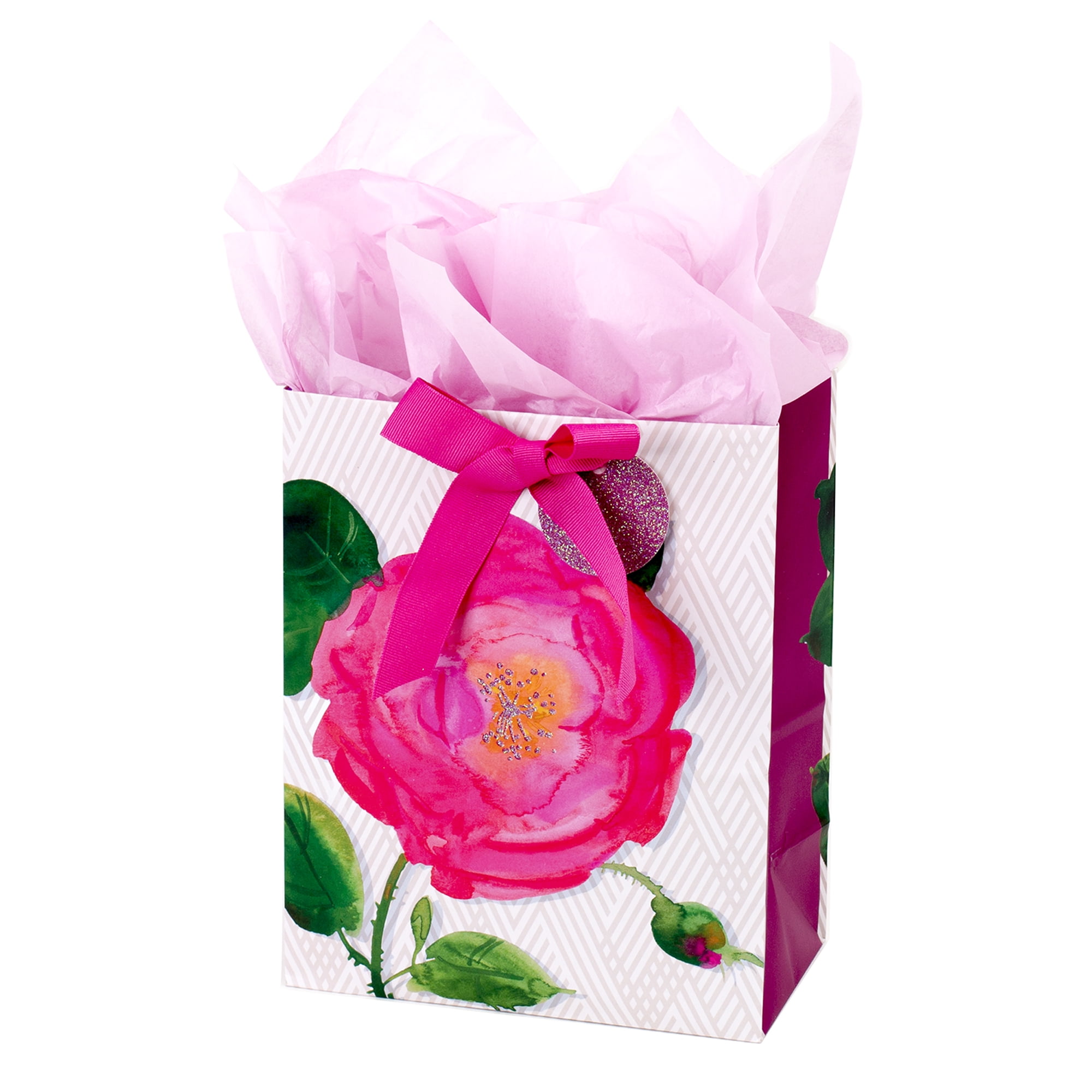Hallmark Medium Gift Bag with Tissue Paper for Birthdays, Bridal