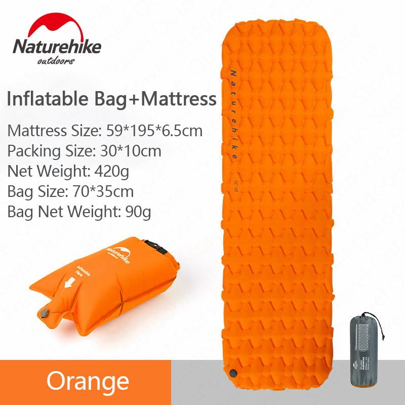Naturehike Inflatable Moisture-proof Sleeping Pad Tent Mat Camping Mattress Gear