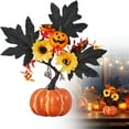 thumbnail image 2 of HCTSHG ​​Pumpkin Tree Centerpiece​​, Autumns Thanksgiving Display, ​​Dining Table Decor​​, Harvest Flower Ornaments for Living Room Mantel Holiday Ambiance, 2 of 9
