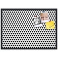 thumbnail image 2 of PinPix 34x24 Custom Cork Bulletin Board Black Polka Dot Poster Board Has a Fabric Style Canvas Finish, Framed in Black Polka Dot, by ArtToFrames (PinPix-200), 2 of 6