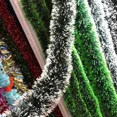 thumbnail image 5 of Cintas de oropel de Navidad, guirnalda de cinta de caña verde, colgante para árbol de Navidad, adornos de corona de bricolaje, decoración para bodas, fiestas y el hogar, 5 of 5