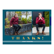 Classic Cubes Graduation Thank You Card