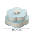 thumbnail image 2 of BotaniNest Rotating Snack Platter With Lid Perfect Dip And Serving Tray For Parties Picnics And Travel, 2 of 6