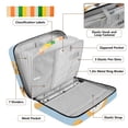 thumbnail image 4 of Haosy Accordion File Organizer Zipper Binder 500 Sheet 6-Tab Expanding File Folder Multi-Pocket 1.2 Inch 3 Ring Cute Baby Tigers and Leaf, 4 of 7