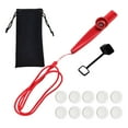 thumbnail image 1 of Milaget Flûte Kazoo Cadeaux de Fête Bouche Légère Kazoo pour Adultes Enfants Performance Rouge, 1 of 9