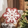 thumbnail image 2 of Decorative Pillows for Living Room with Insert Fall Pillows Decorative Throw Pillows with Pillows Set for Couch Winter Pillows Covers 18x18 Linen Decorative Pillows Snowflake Shaped Throw Pillow, 2 of 4
