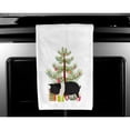 thumbnail image 3 of Carolines Treasures BB9306WTKT Hampshire Pig Christmas White Kitchen Towel Set of 2 Dish Towels Teal 19 X 25" multicolor, 3 of 3