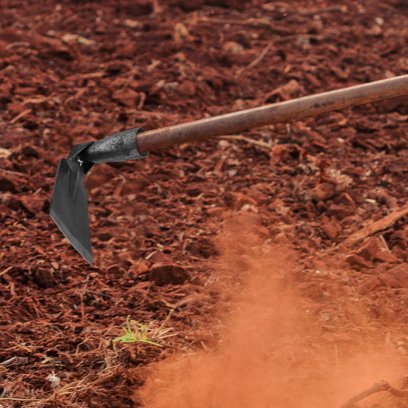 BESTYASH Heavy Duty Manganese Steel Garden Hoe for Soil Loosening - 1 Piece Tool