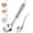 B, variant on 2027 New 304 Stainless Steel Meatball Maker, Meatball Maker Spoon,Meatball Spoons,Stainless Steel Meatball Maker Spoon with Hole Convenient Storage Design Long Handle Spoon for Kitchen(A)