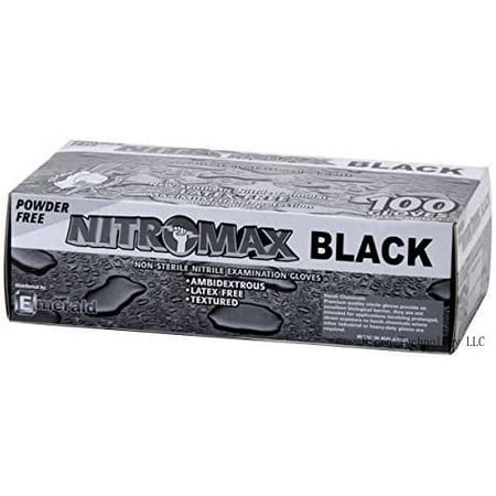 

Nitromax Black X-Large Gloves 1085 (100 A Box)