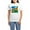 With Blue Strpe Pant, variant on CafePress - Sunflowers Painting Pajamas - Women's Short Sleeve Print T-Shirt and Pants Light Cotton Pajama Set