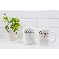 thumbnail image 4 of Gigi Definition Coffee Mug, Grandma Mother's Birthday Gifts for Granddaughter Grandson, Double Side Printed Ceramic Mug Cup 11 Ounce, 4 of 4