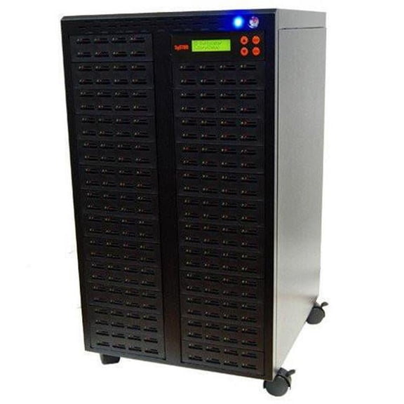 systor 1 to 199 multiple sd/microsd drive memory card reader duplicator / copier (sys-sd-199)