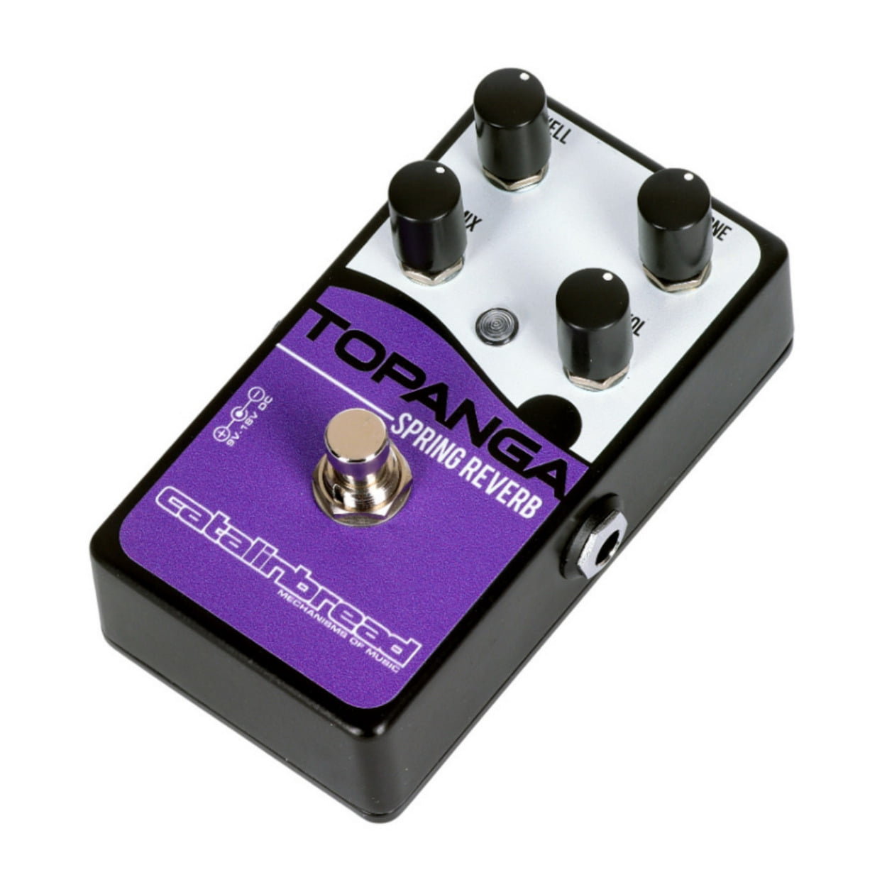 Catalinbread Topanga Classic Spring Reverb Pedal with Three Knob Controls (Purple)