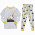 thumbnail image 6 of TOWED22 Toddler Pajamas Boys Girls Baby Pjs Sets Kids Long-Sleeve Snug fit Sleepwear 3 6 9 12 18 24 Months 2 3 4 5 6 7 8 9 Years(Yellow,5-6 Y), 6 of 9