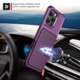 thumbnail image 4 of Iphone 16 Series Magnetic Card Slot Leather Wallet Case,iPhone 14 Pro Max, 4 of 5
