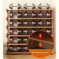 thumbnail image 5 of 6-Tier Wood Shoe Rack for Entryway, Freestanding Shoe Organizer for Hallway Closet, Shoe Racks for Indoor Outdoor, Easy to Assemble, Dark Brown, 5 of 6