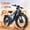 Blue, variant on Dual Motor Bike for Adults, 52V 30AH 1560Wh Peak 8000W, 100 Miles Long Range, Fast Speed 45MPH Full Suspension All Terrain Steep Hills UL2849