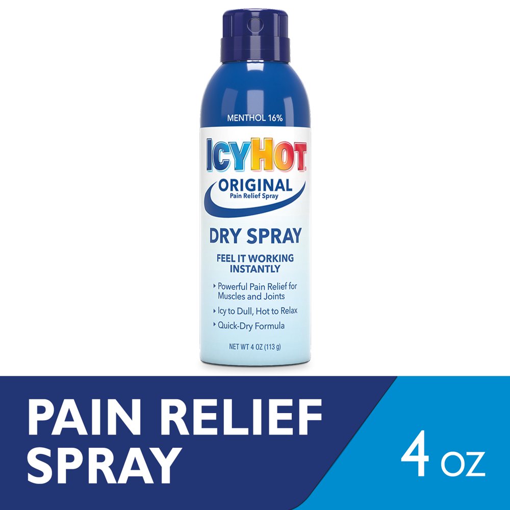 Icy Hot Maximum Strength Dry Spray (4 Oz), 16 Menthol
