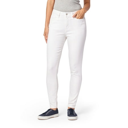 Levi Strauss Signature Women's and Women's Plus High Rise Skinny Jeans, Inseams: Short, Regular and Long, Sizes 2-28