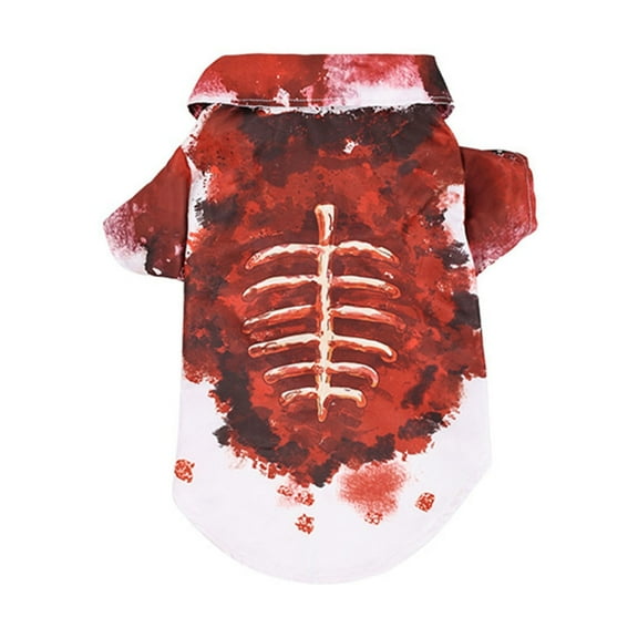 lanema Terrifying Blood Print Pet Costume for Celebration All Size Dog Wear