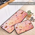 thumbnail image 5 of 2-Piece Kitchen Rugs Set Non-Slip Mats Carpet Floor for Kitchen, Bathroom (19.7"x27.6" & 19.7"x47.2") Autumn Leaves Falling, 5 of 7