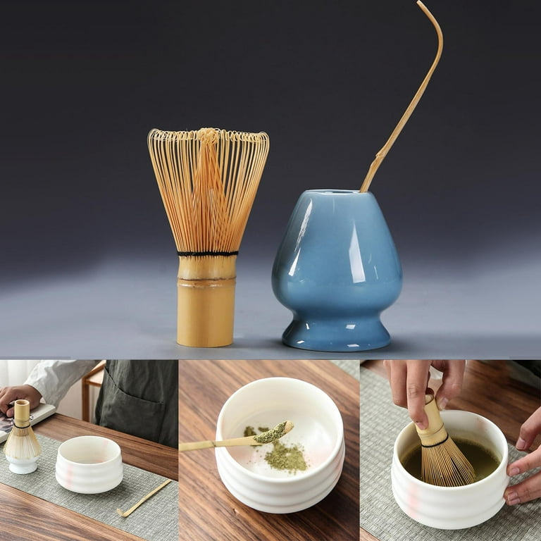1pset Japanese Tea Set, Matcha Stirrer Set, Matcha Bowl, Bamboo