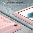 thumbnail image 5 of Fintie Case for Samsung Galaxy Tab A8 10.5 Inch 2022 (SM-X200/X205/X207), Shockproof Tuatara Rugged Drop Protection Kickstand Built-in Screen Protector, Rose Gold, 5 of 9